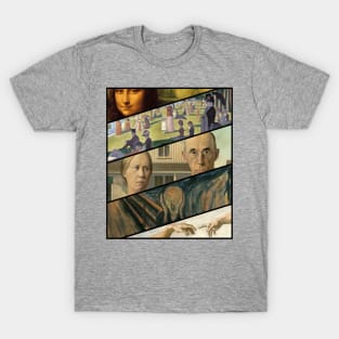 Classic Paintings Mockup T-Shirt